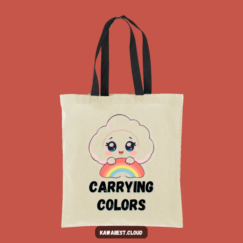 Funny Cloud Rainbow Tote Bag: Carry Joy and Wonder with This Humorous Accessory