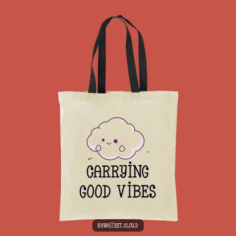 Funny Cloud Breeze Tote Bag - Happy Gliding Carry-All Gift