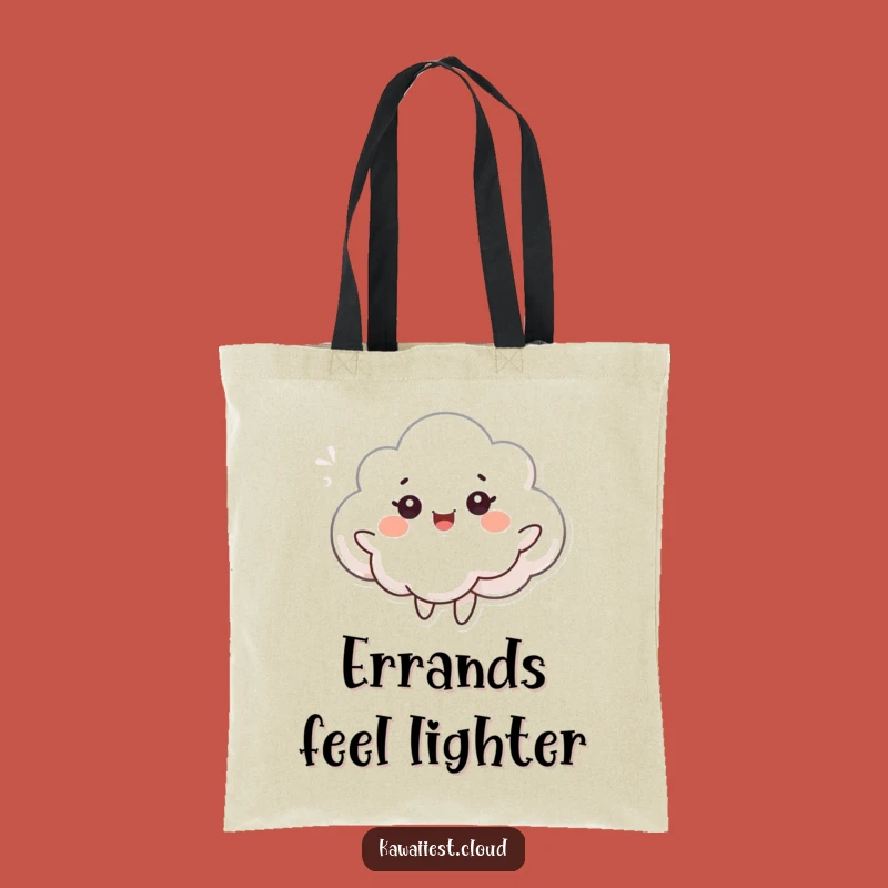 Funny Dancing Cloud Tote Bag: Carry Joyful Breeze Energy