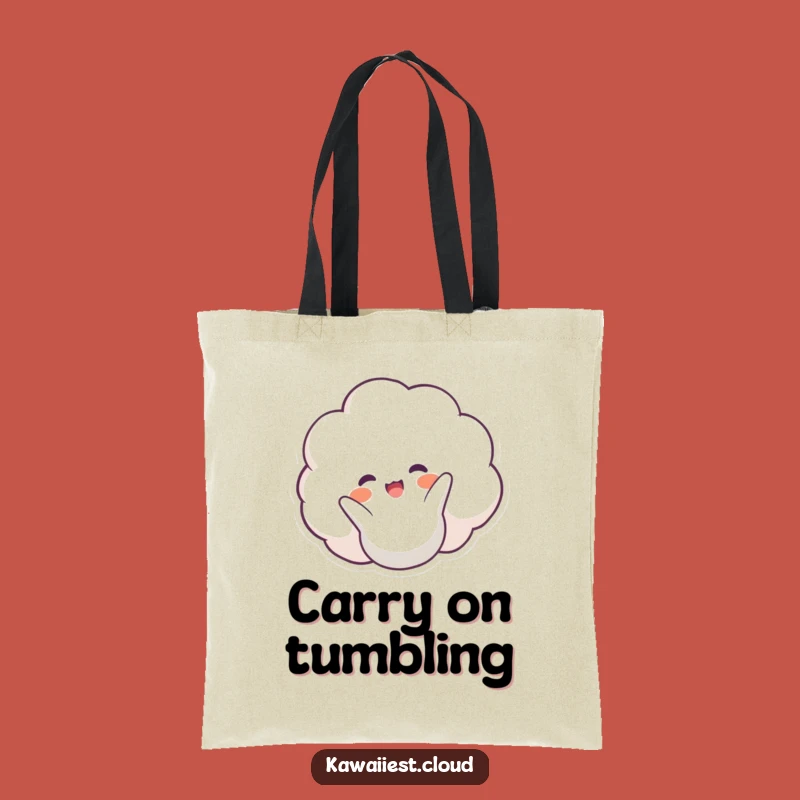 Funny Happy Cloud Tote Bag - Joyful Accessory, Perfect Cheerful Gift