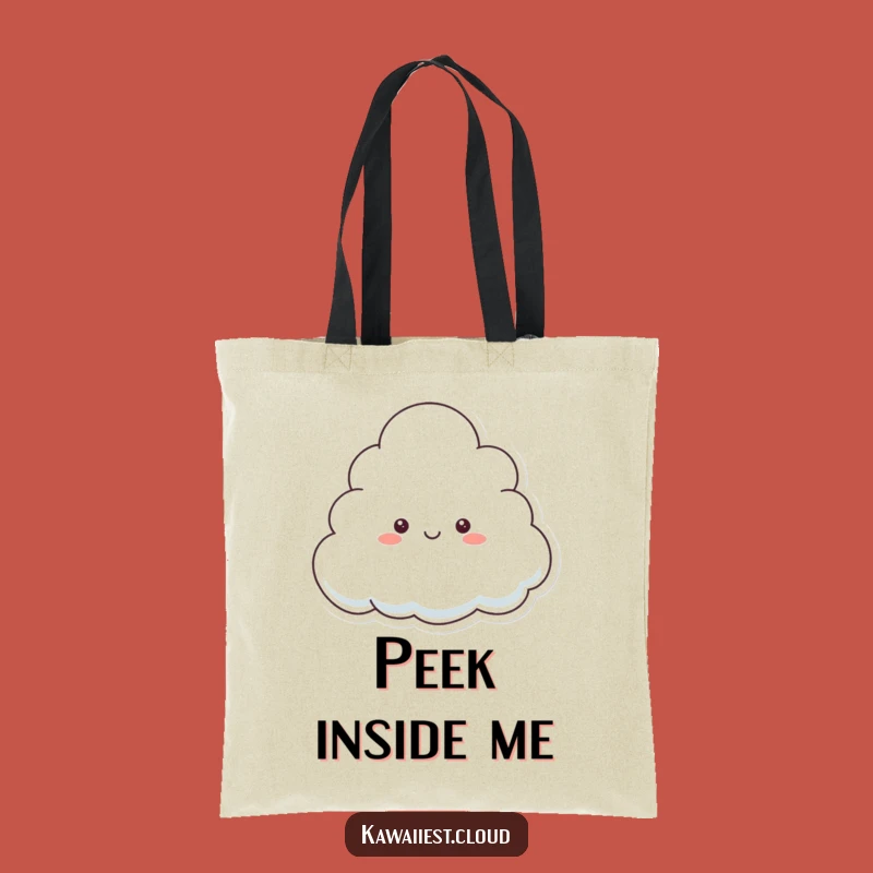 Funny Playful Cloud Tote Bag: Carry Your Fun, Great Gift